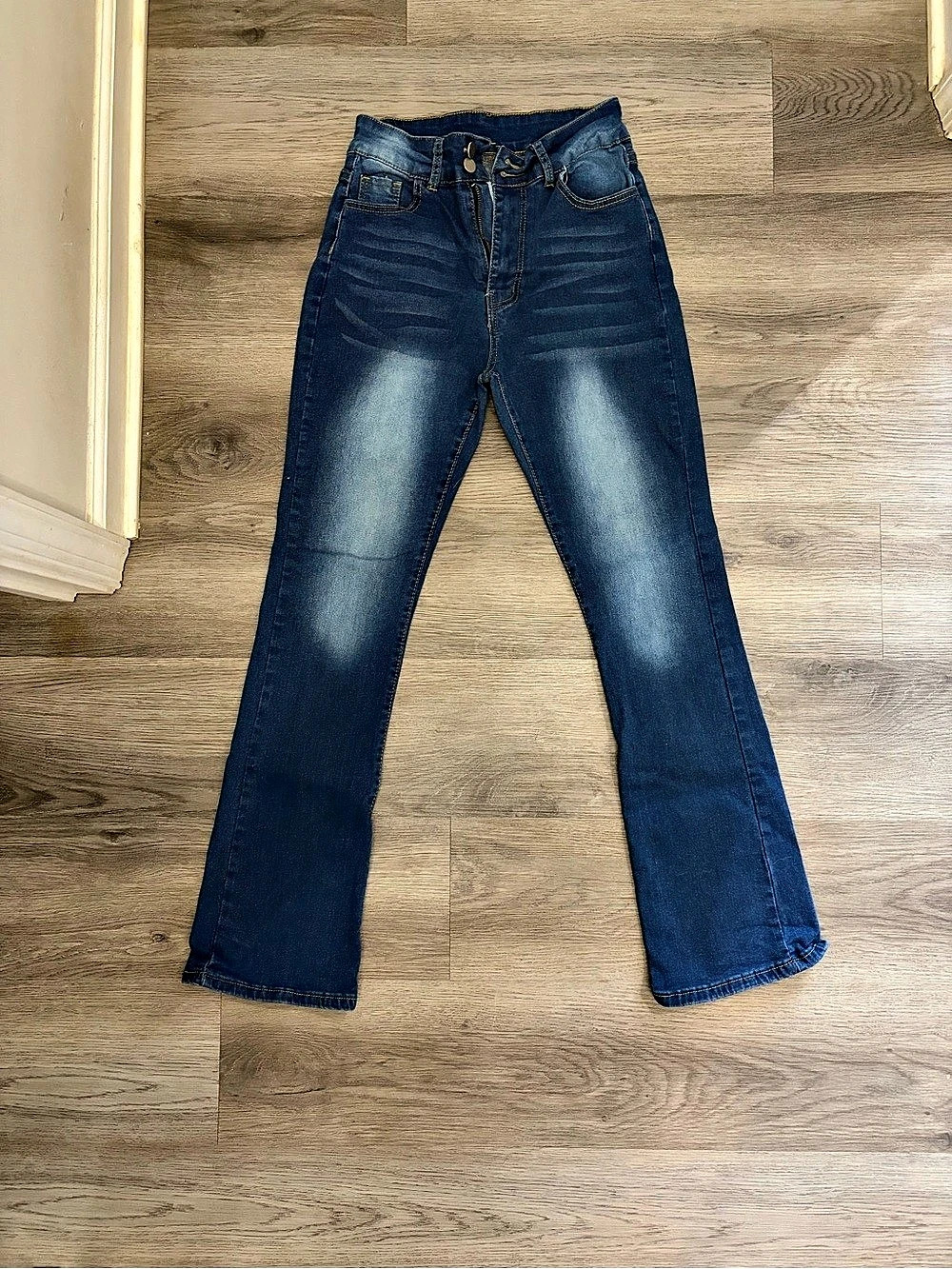 Boot Cut Blue Jeans